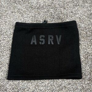 ASRV Merino Wool Blend Neck Gaitor Black